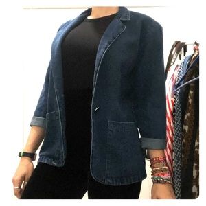 Vintage Denim Blazer